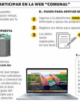Comunal, la página web para dar a conocer propuestas para tu barrio